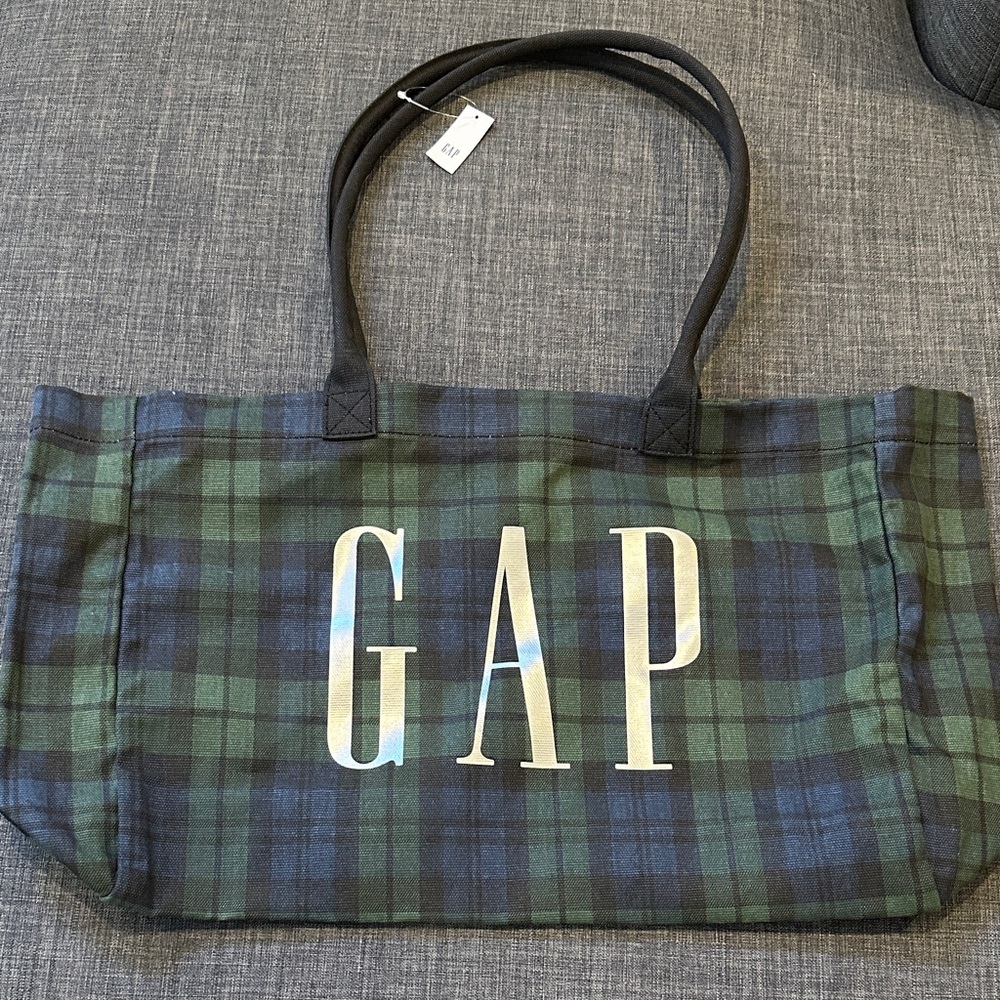 GAP Tartan Shopper Tote
